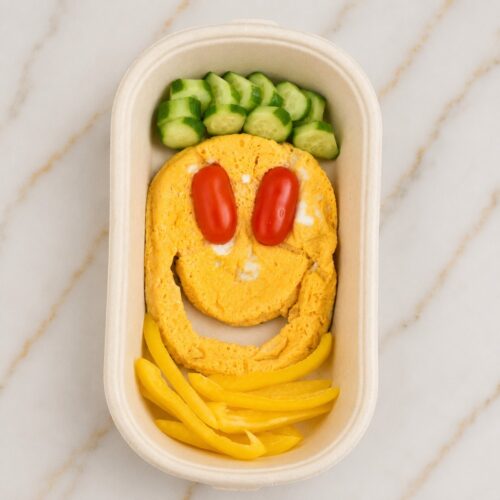 Happy face omlet with veggies Product img Happy face omlet with veggies